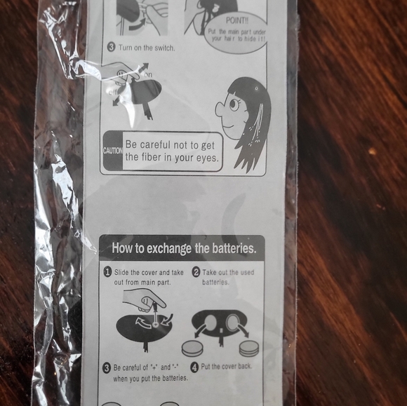 New Year's  Party! Fiber optic light butterfly hair clip extensions 🦋 5 pack - Picture 6 of 6